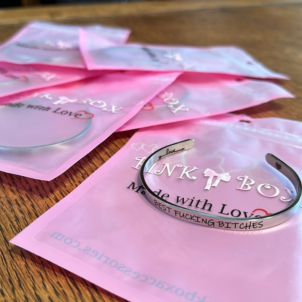 “Best Fucking Bitches” bangle new in packaging